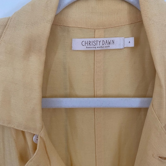 Christy Dawn Prem Jumper in Buttercup | Size L | NWOT - Picture 4 of 4